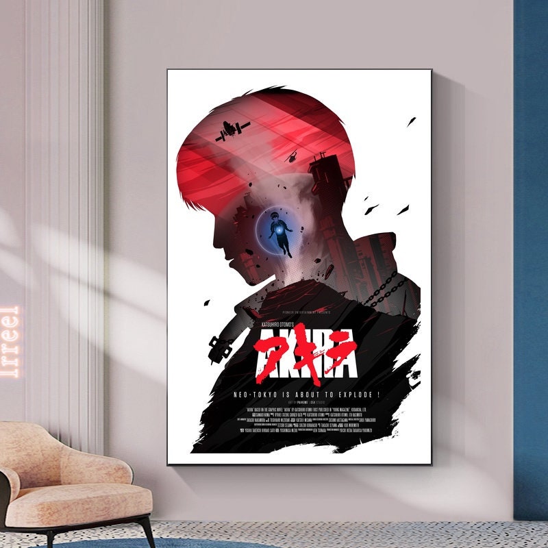 Akira Anime Classic 98s Movie Poster Akira Anime Classic 98s Movie Poster