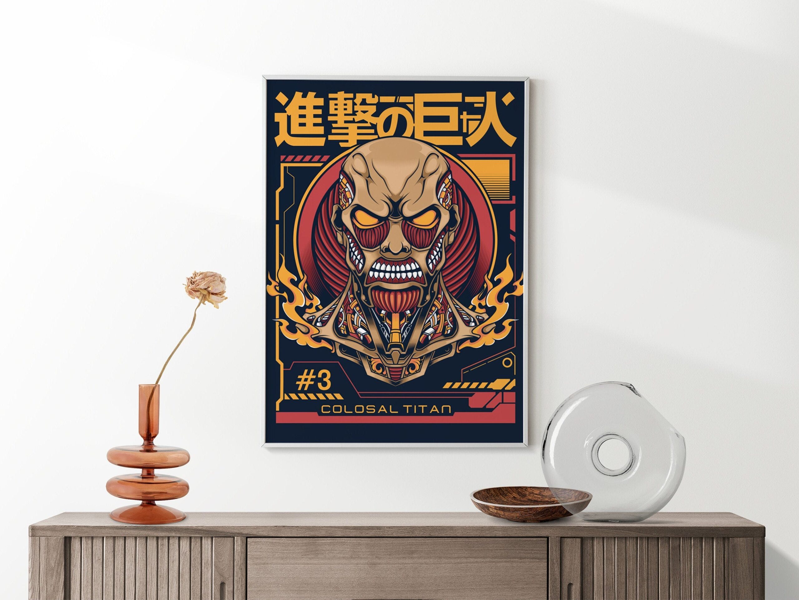 Attack On Titan Bertholdt Hoover Wall Art Decor Poster Attack On Titan Bertholdt Hoover Wall Art Decor Poster