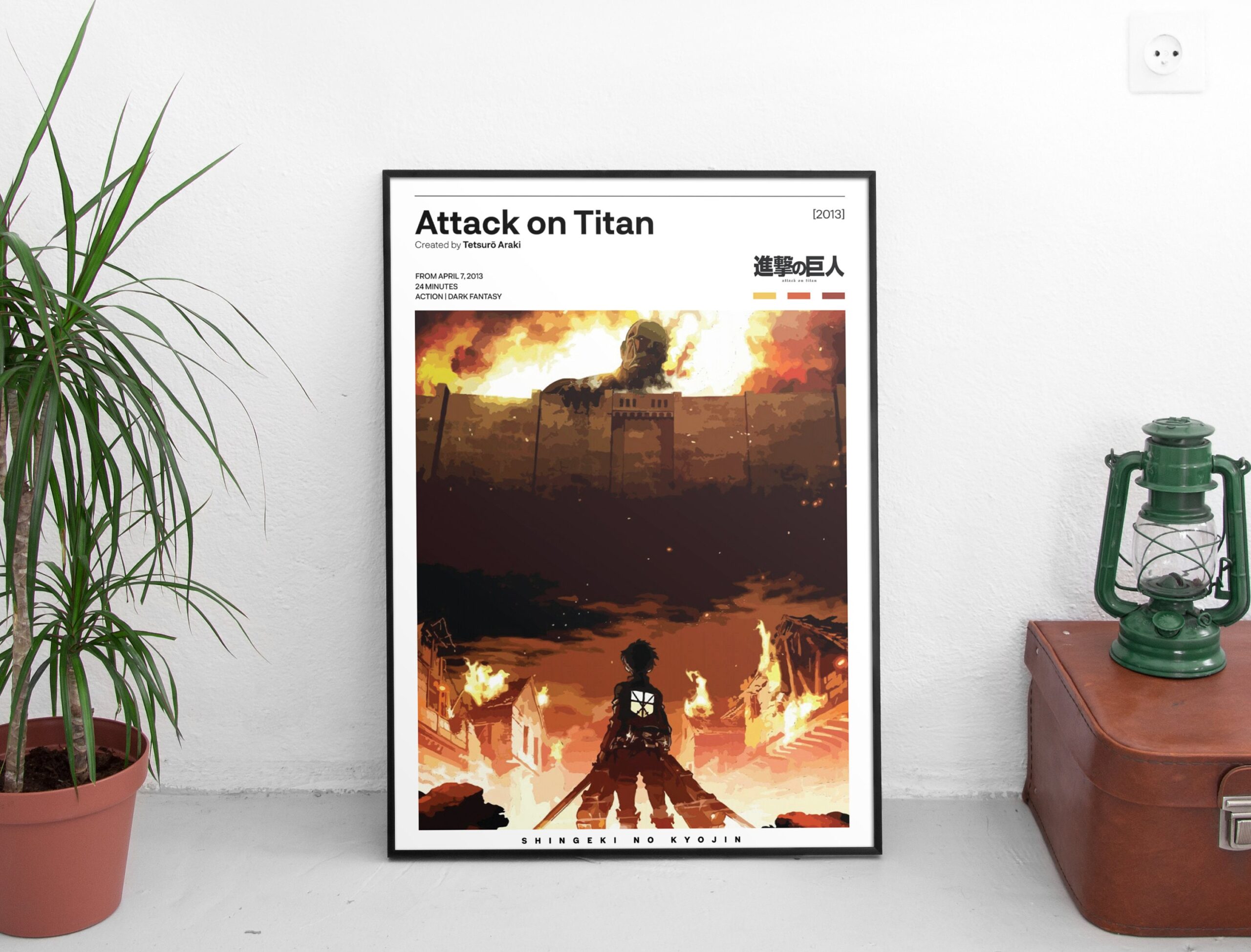 Attack On Titan Minimalist Anime Poster Attack On Titan Minimalist Anime Poster