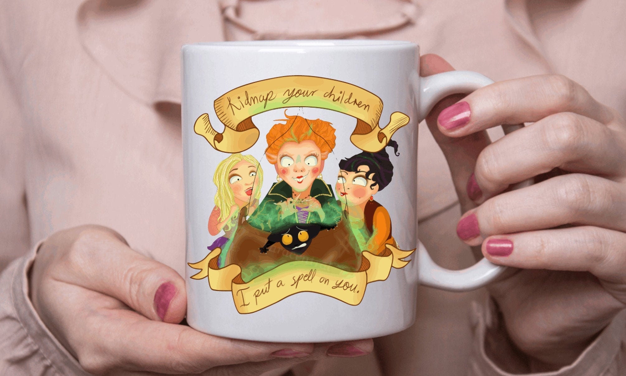 Hocus Pocus Mug Halloween Coffee Tea Cup Hocus Pocus Mug Halloween Coffee Tea Cup