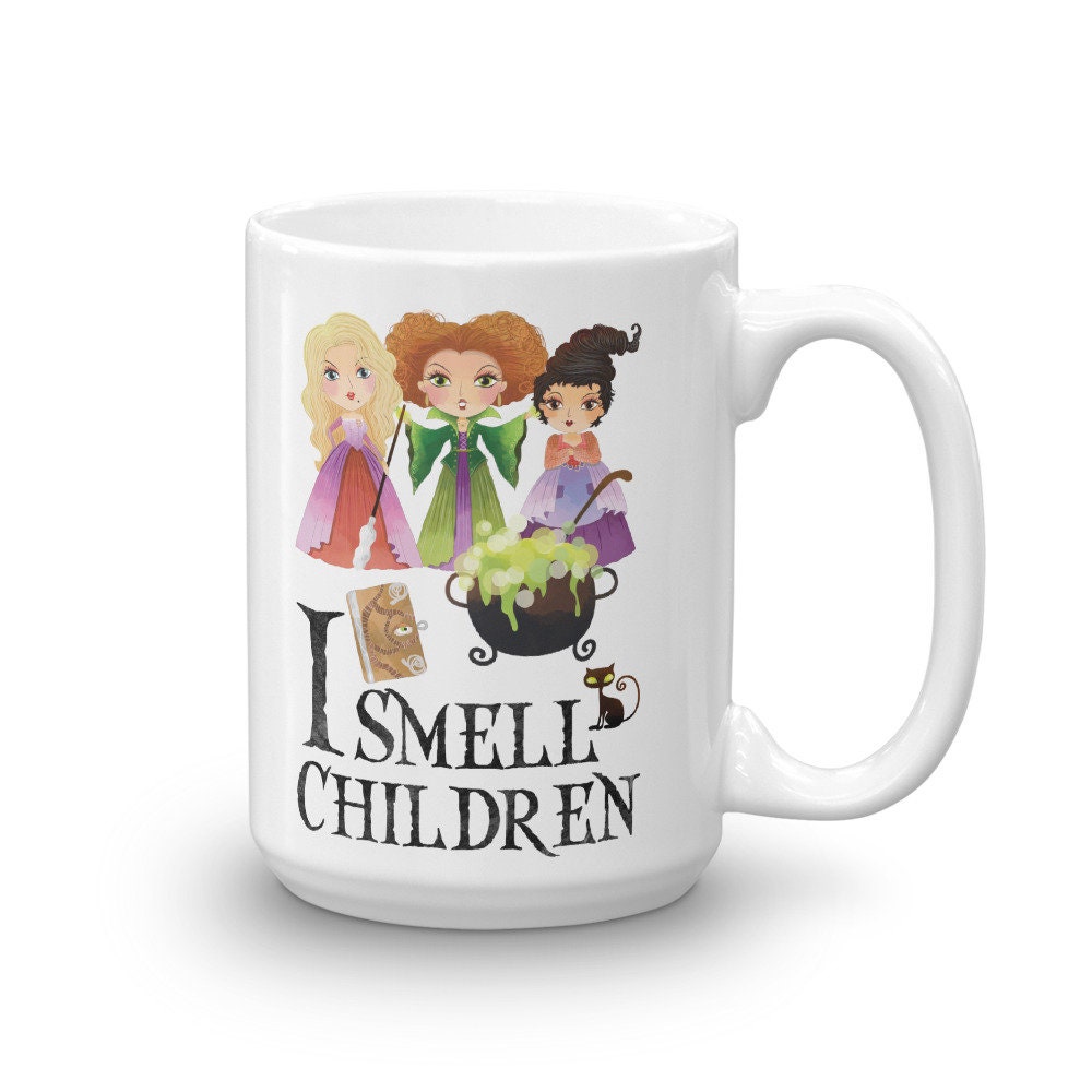 Funny Halloween Mug Hocus Pocus I Smell Children Coffee Funny Halloween Mug Hocus Pocus I Smell Children Coffee
