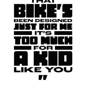 Akira Movie Quote Print That Bike Typography Motorcycle Kid Manga 1980s Poster