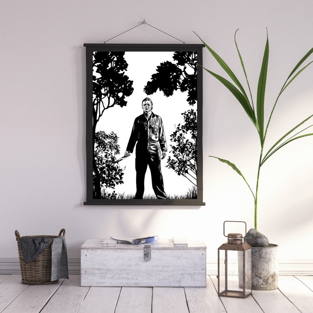 Michael Myers Halloween 1978 Horror Movie Decor Wall Art Poster Michael Myers Halloween 1978 Horror Movie Decor Wall Art Poster