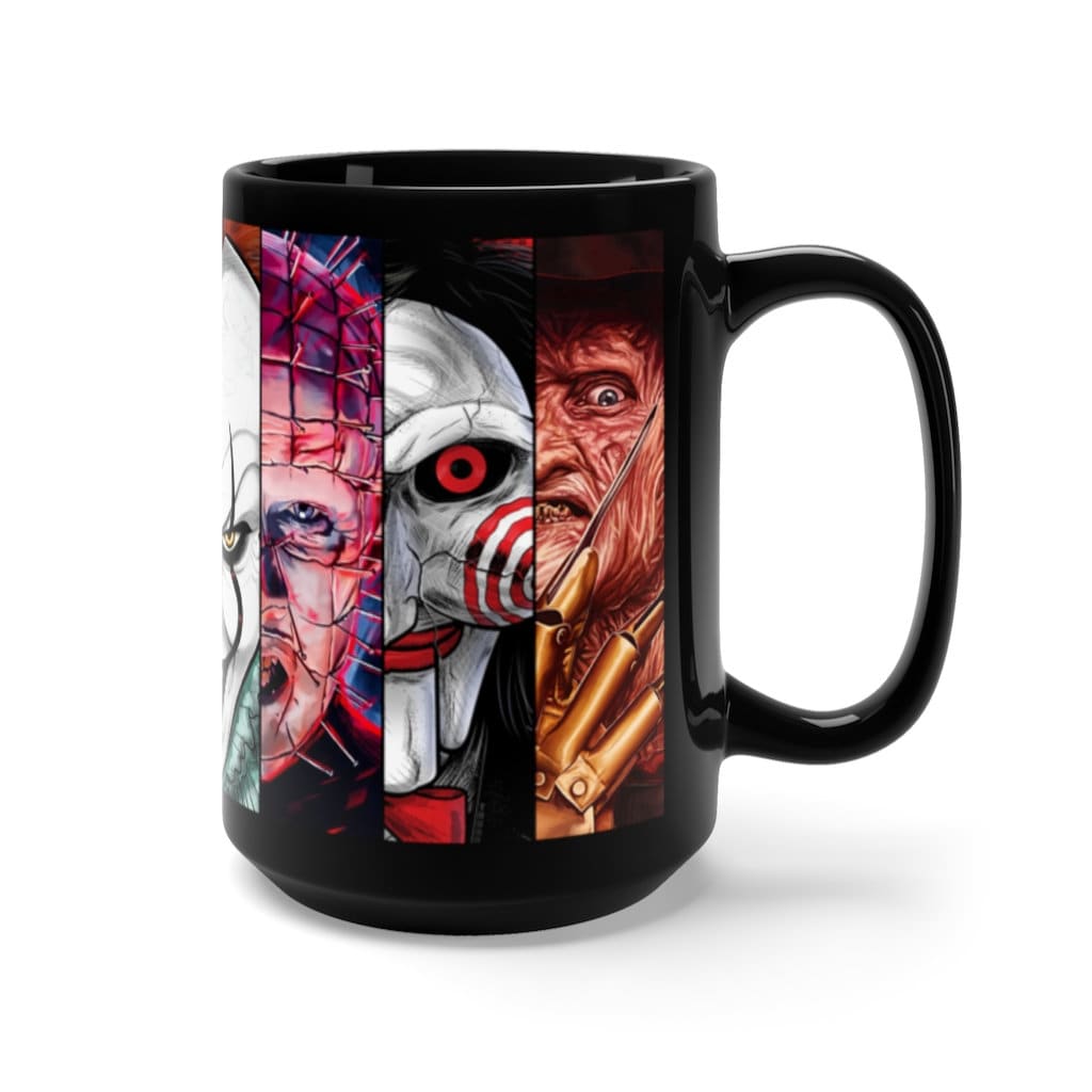 Horror Movie Mug Jason Voorhees Pennywise Friday The 13th Nightmare On Elm St Michael Myers Halloween Scream 15oz Horror Movie Mug Jason Voorhees Pennywise Friday The 13th Nightmare On Elm St Michael Myers Halloween Scream 15oz