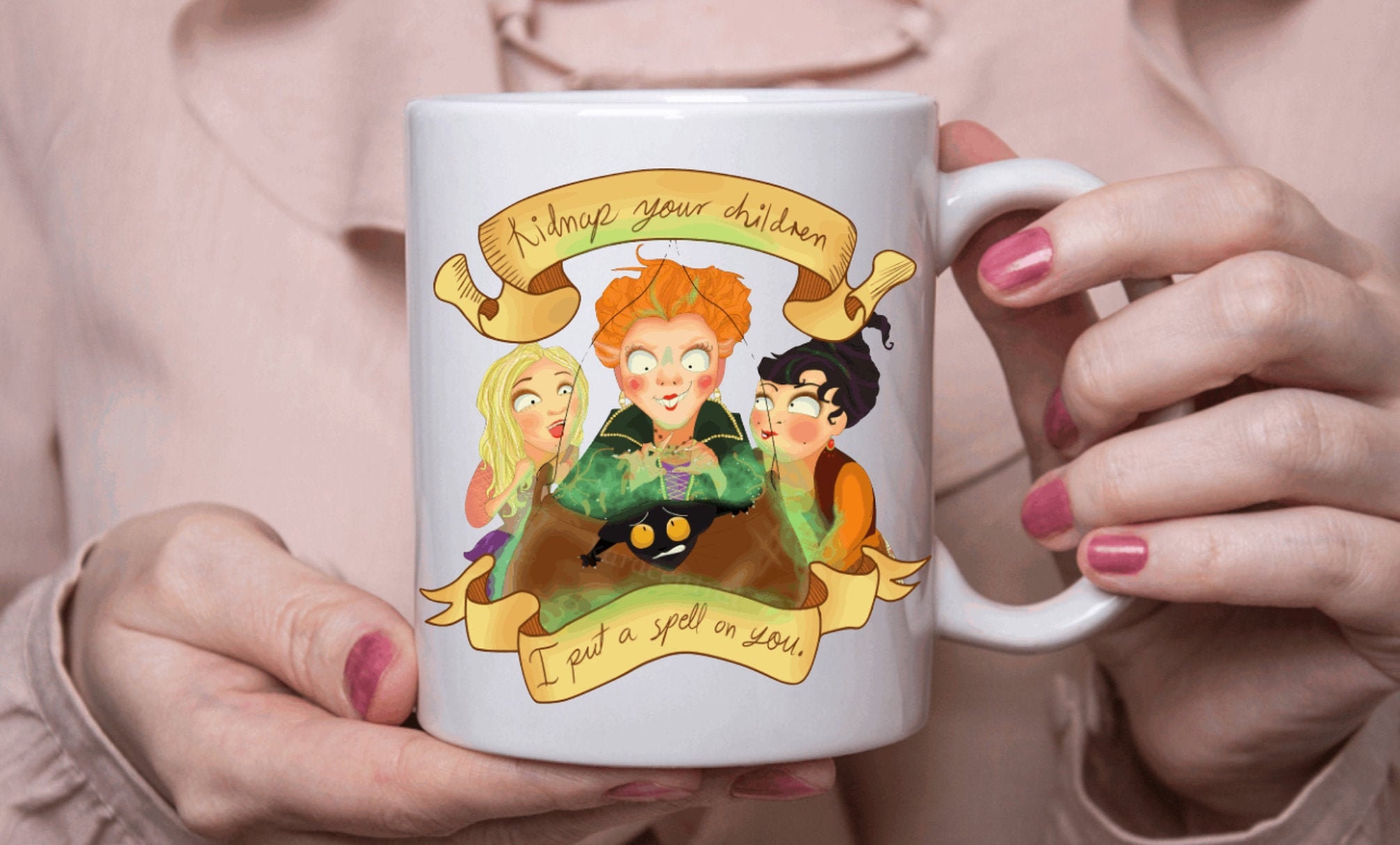 Hocus Pocus Mug Halloween Coffee Tea Cup Hocus Pocus Mug Halloween Coffee Tea Cup