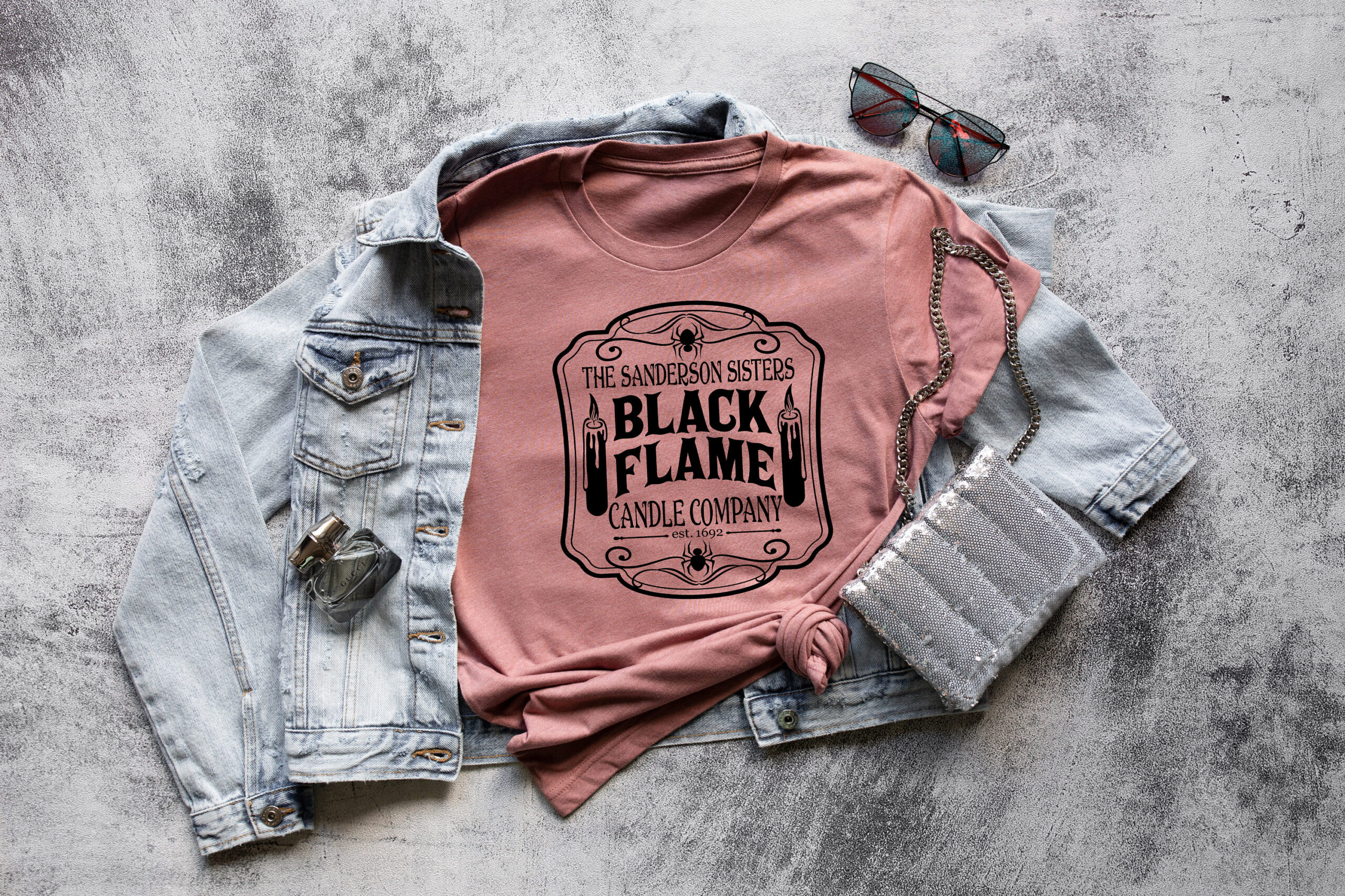 Halloween Sanderson Sisters Black Flame Candle Company Tee Halloween Sanderson Sisters Black Flame Candle Company Tee