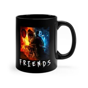 Horror Friends Pennywise & The Joker Halloween Movie Mug, Horror Movie Gifts, Michael Myers Mug, Horror Movie Coffee Mug, Halloween Gift Mug