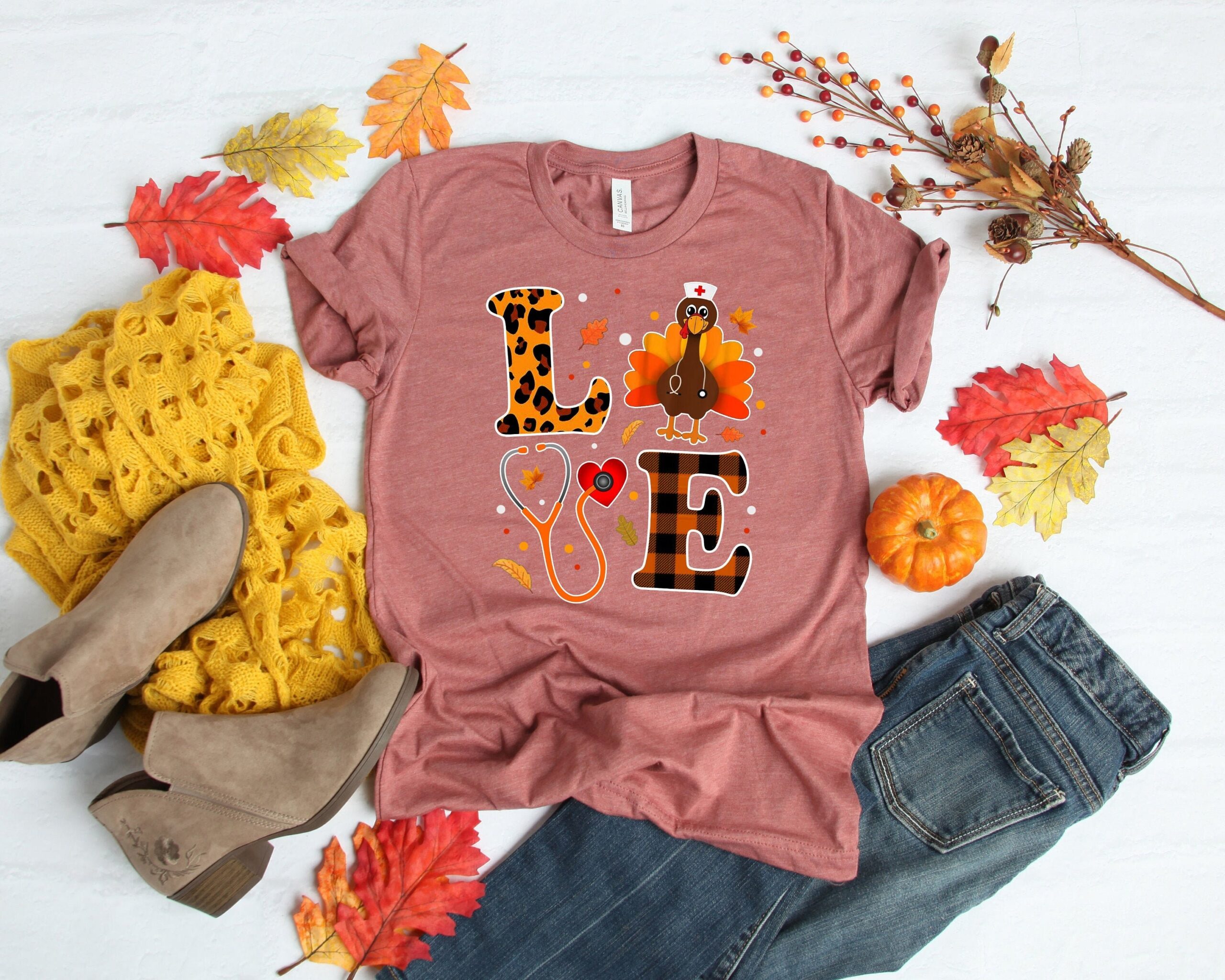 Love Nurse Thanksgiving To The Cutest Turkey Shirts Love Nurse Thanksgiving To The Cutest Turkey Shirts