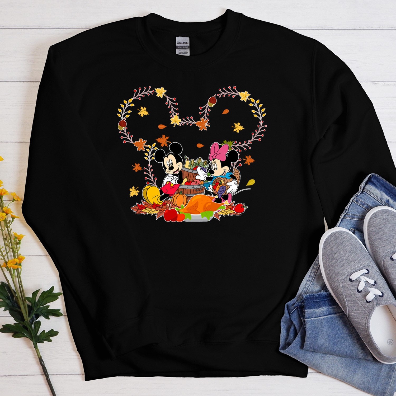 Mickey And Minnie Disney Thanksgiving Shirt Mickey And Minnie Disney Thanksgiving Shirt