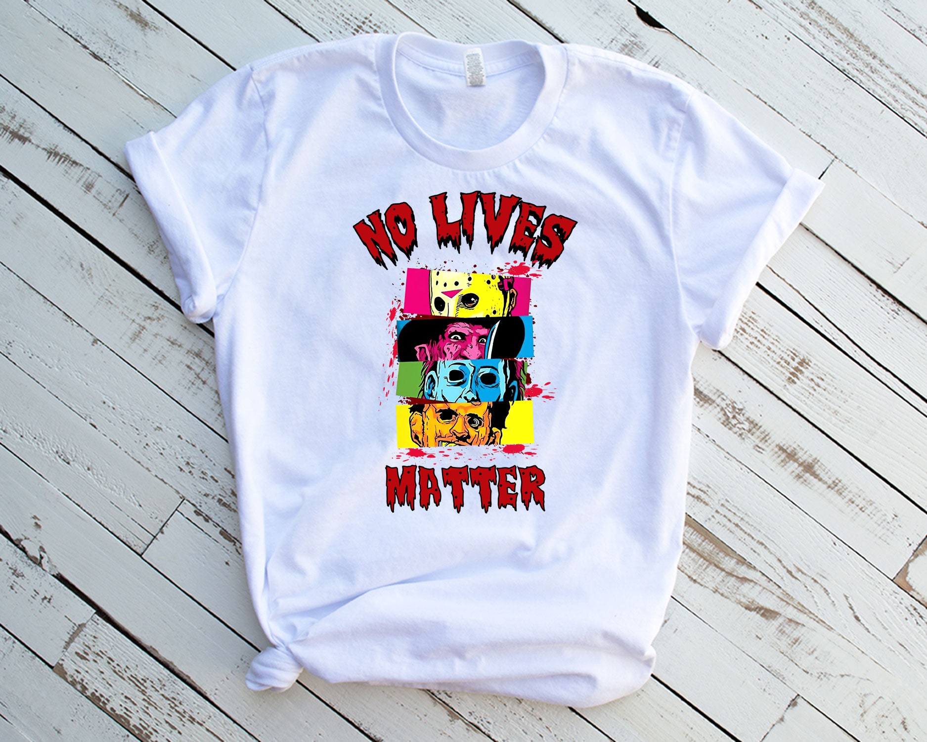 Halloween Michael Myers No Lives Matter Shirt Halloween Michael Myers No Lives Matter Shirt