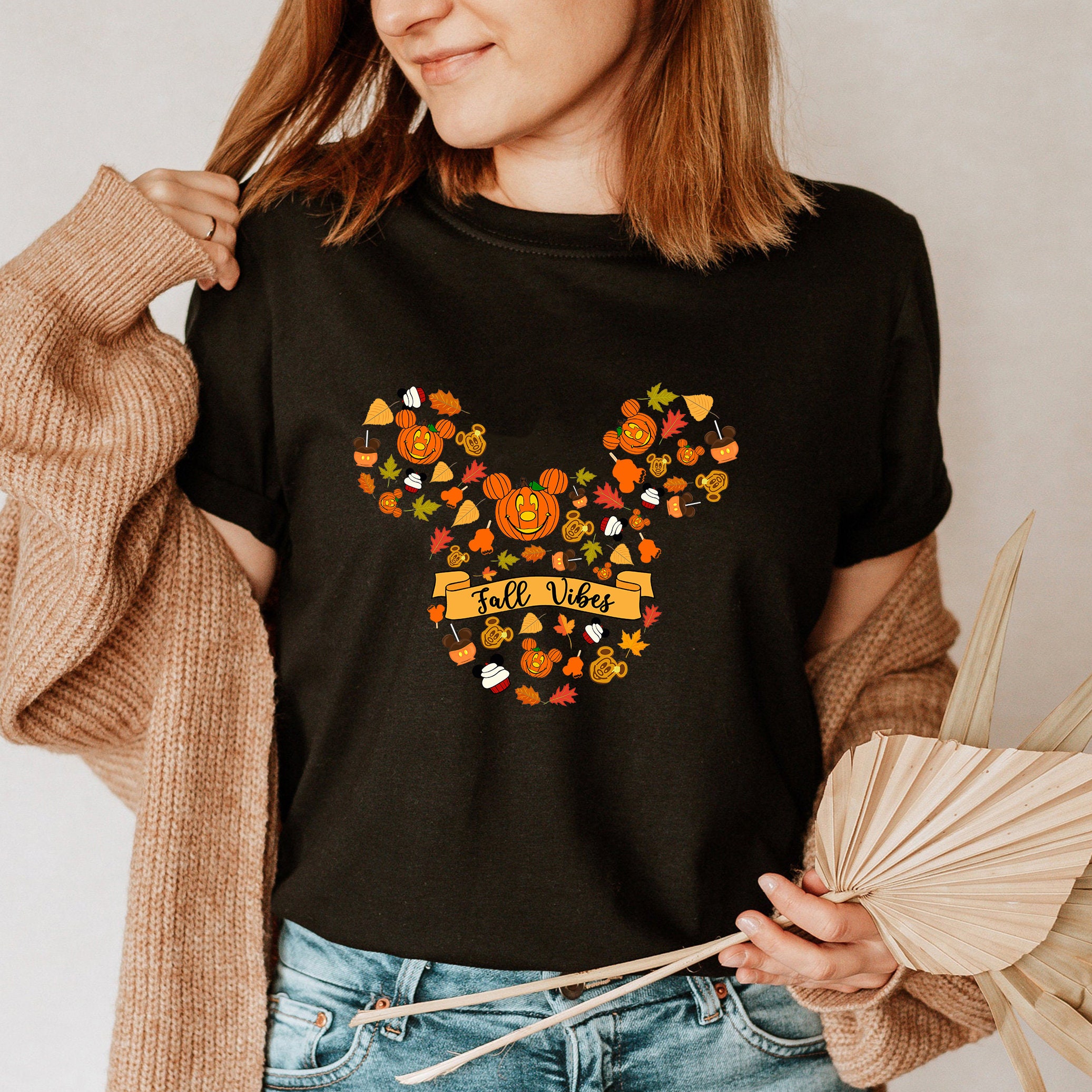 Disney Fall Vibes Thanksgiving Ears Shirt Disney Fall Vibes Thanksgiving Ears Shirt