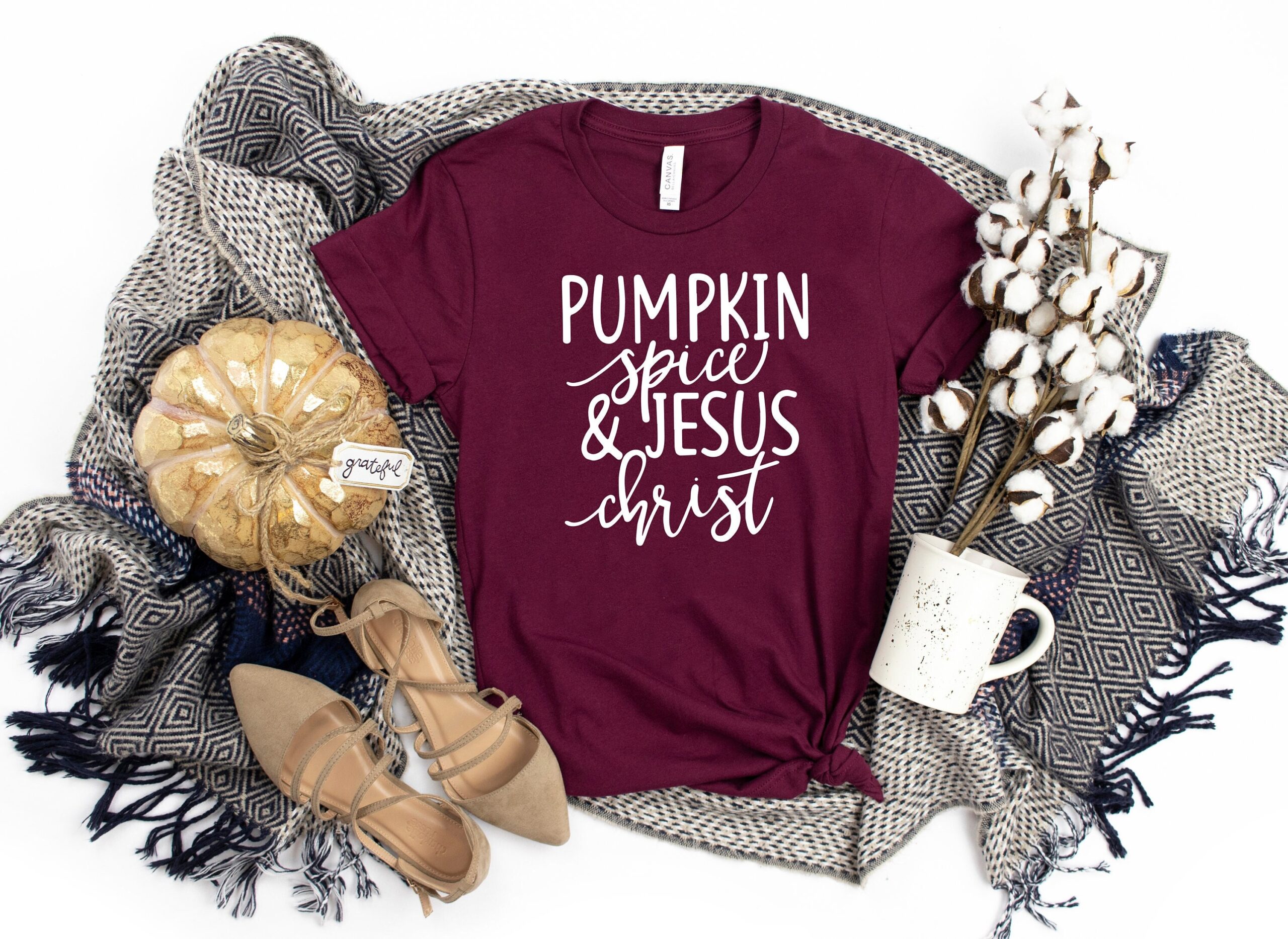 Pumpkin Spice Jesus Christ Thanksgiving Shirt Pumpkin Spice Jesus Christ Thanksgiving Shirt