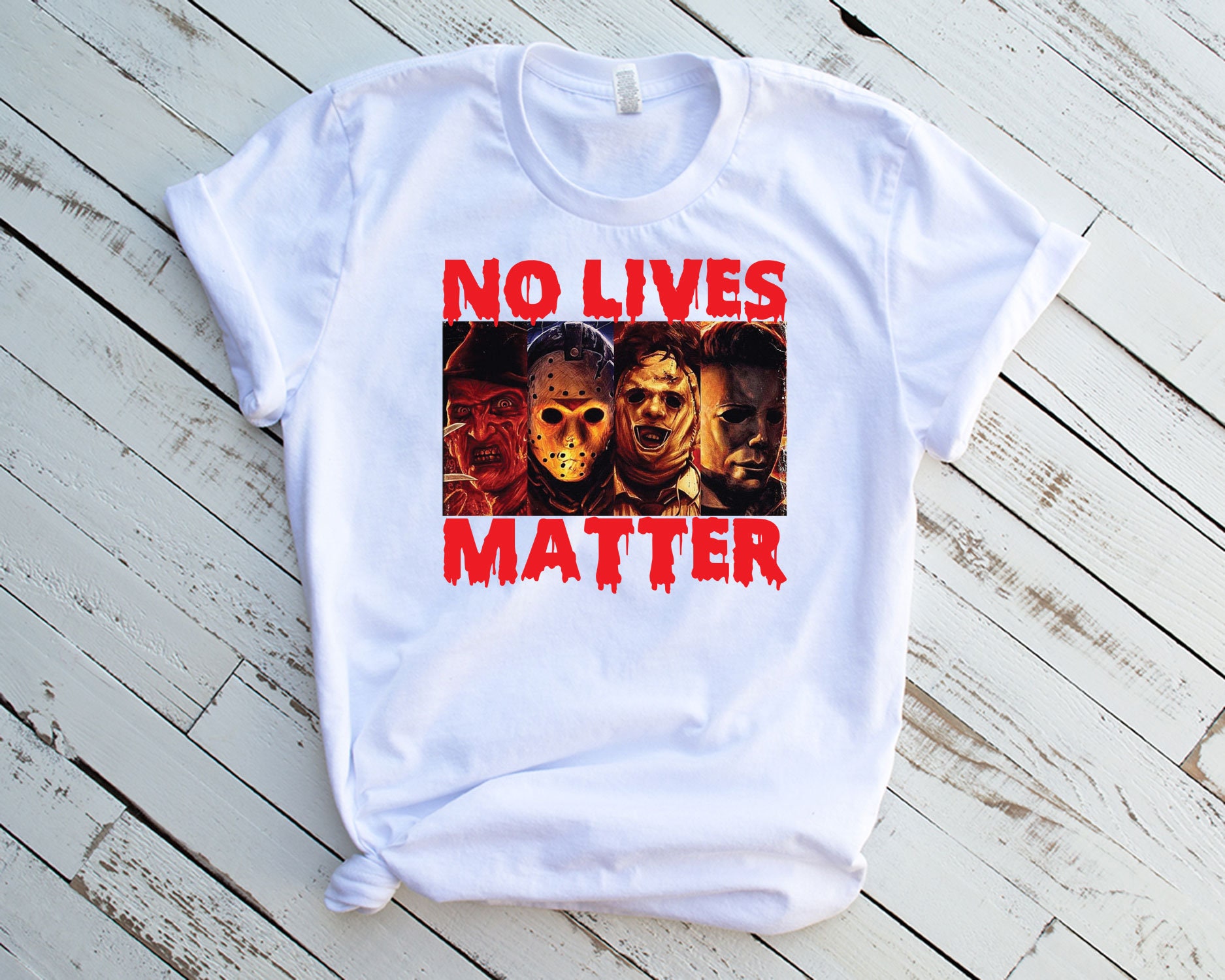 Halloween Michael Myers No Lives Matter Shirt Halloween Michael Myers No Lives Matter Shirt
