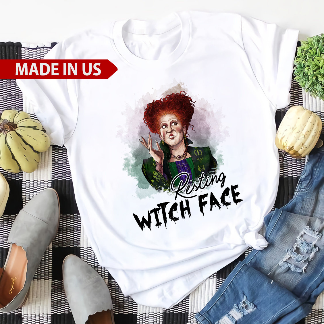 Resting Witch Face Sanderson Hocus Pocus Halloween Shirt Resting Witch Face Sanderson Hocus Pocus Halloween Shirt