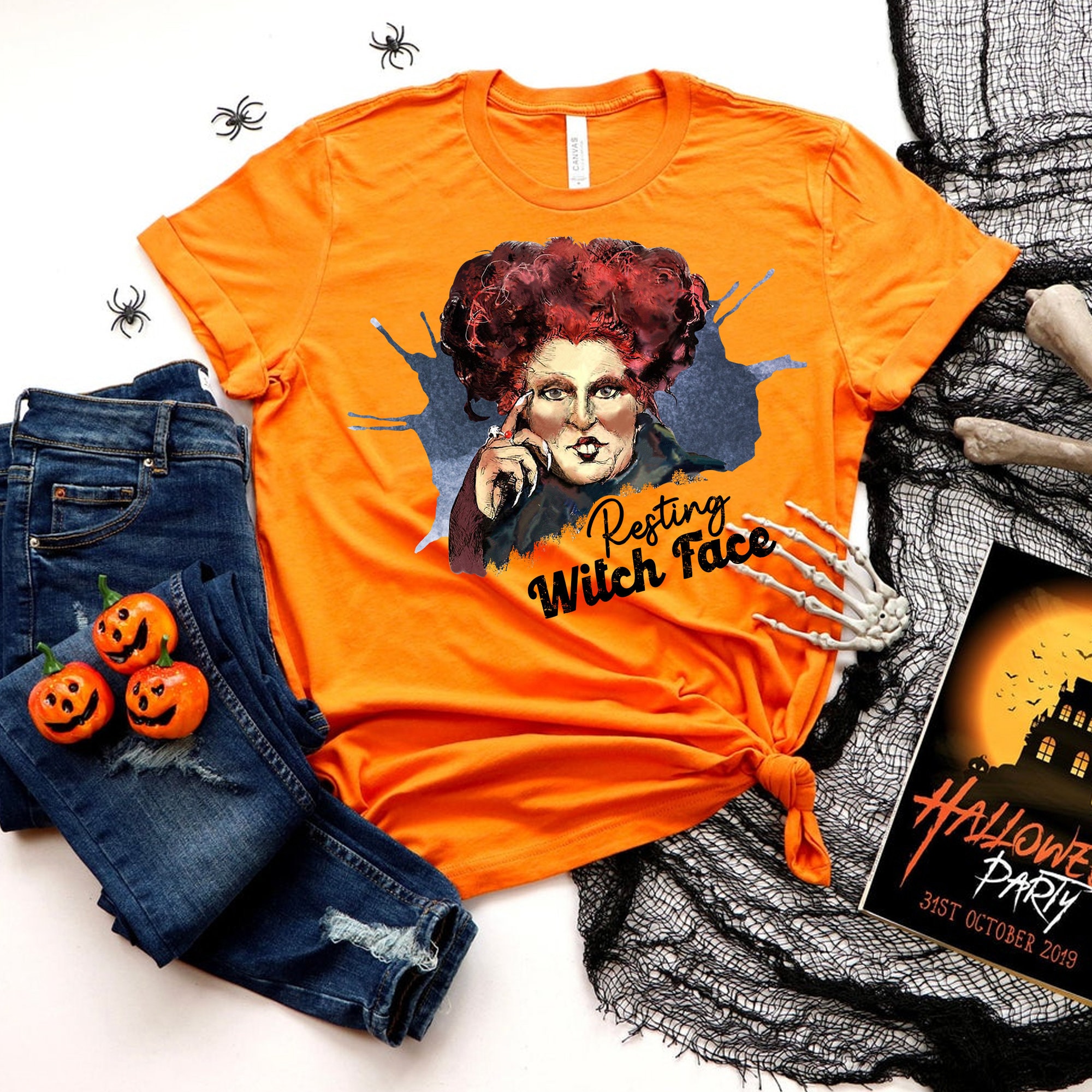 Winifred Sanderson Hocus Pocus Resting Halloween Shirt Winifred Sanderson Hocus Pocus Resting Halloween Shirt