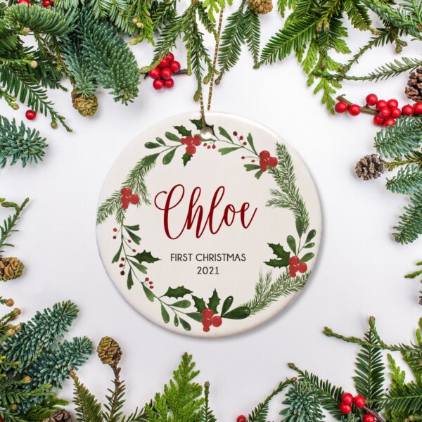 Baby’s First Christmas Personalized Gift Ornament