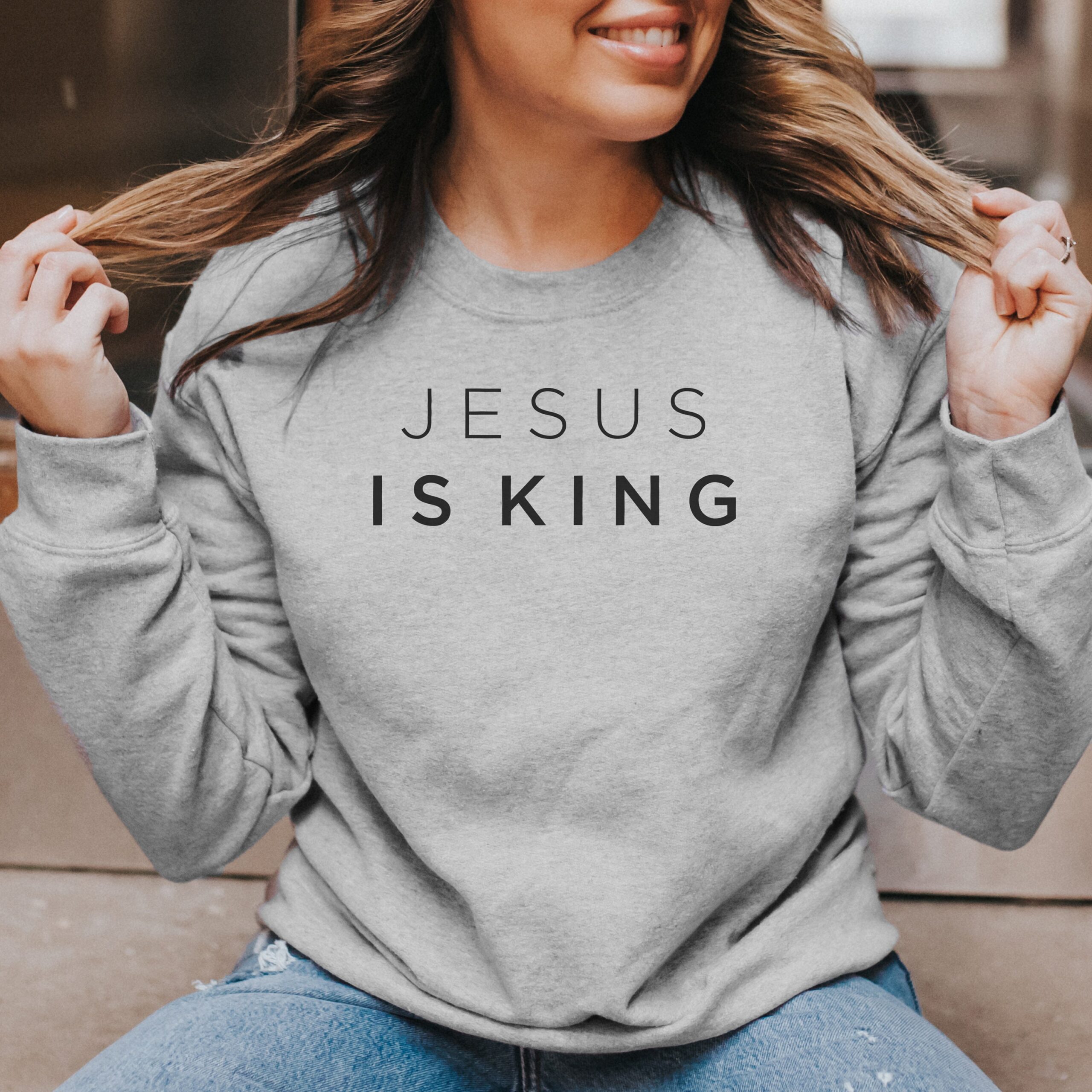 Jesus Is King Sweatshirt Jesus Is King Sweatshirt