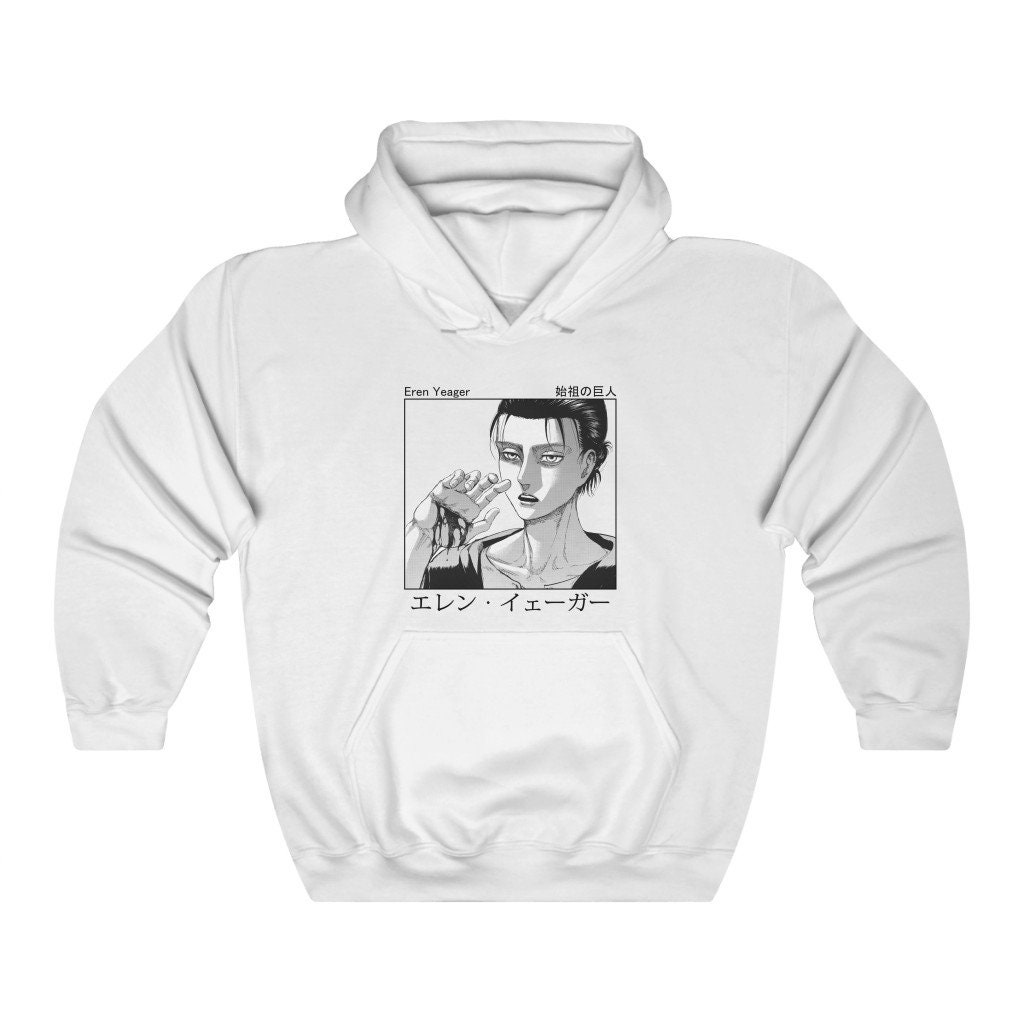 Eren Yeager Attack On Titan Anime AOT Hoodie Eren Yeager Attack On Titan Anime AOT Hoodie