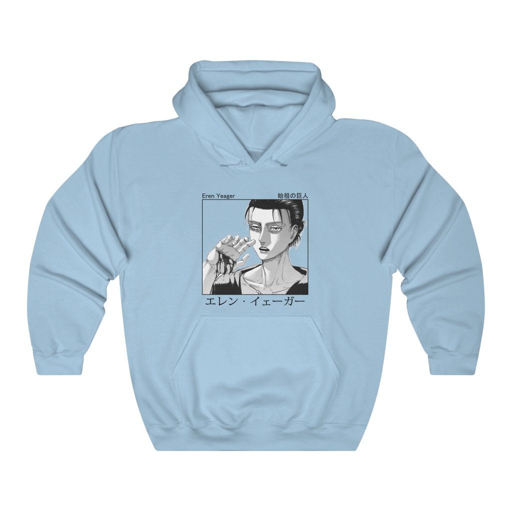 Eren Yeager Attack On Titan Anime AOT Hoodie Eren Yeager Attack On Titan Anime AOT Hoodie