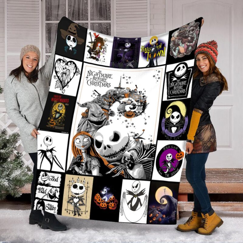 The Nightmare Before Christmas Quilt Birthday Gift Trends Bedding