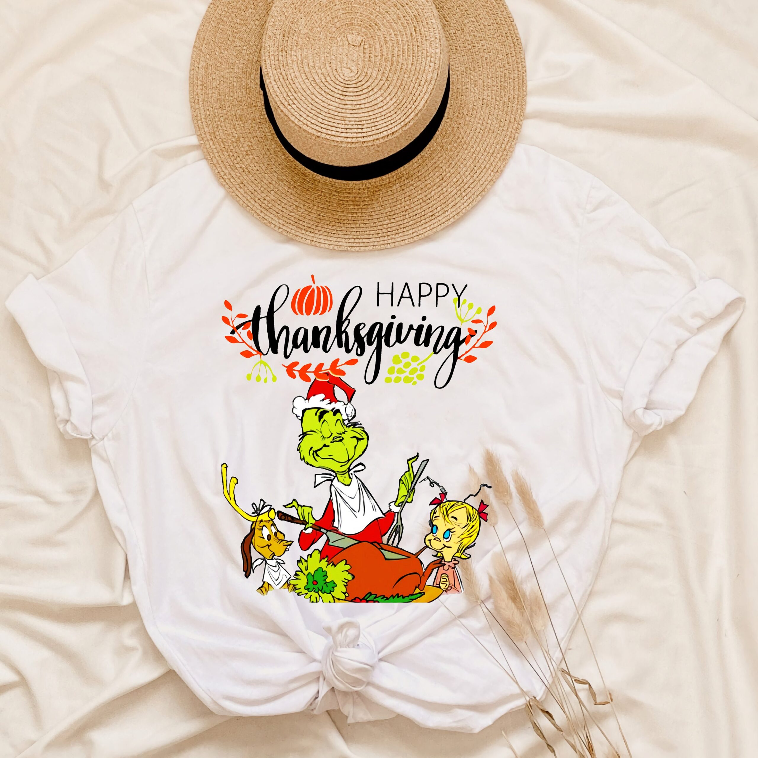 Happy Thanksgiving Santa Grinch T-Shirt Happy Thanksgiving Santa Grinch T-Shirt