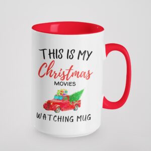 This Is My Hallmark Christmas Movie Watching Gift Mug For Lovers
