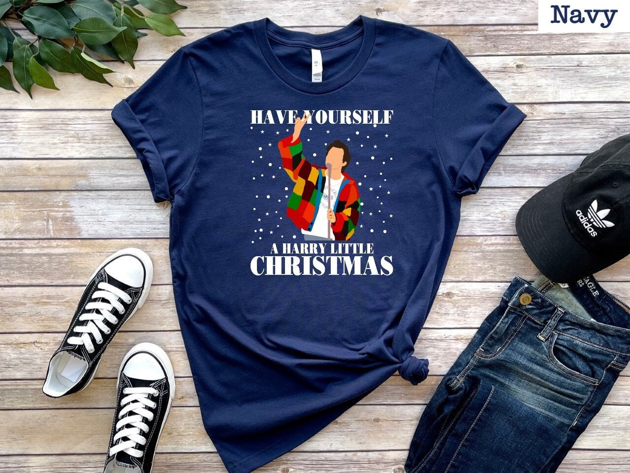 One Direction Harry Style Christmas T Shirt One Direction Harry Style Christmas T Shirt