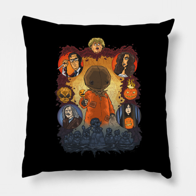 Sam Treat Or Halloween Pillow Sam Treat Or Halloween Pillow
