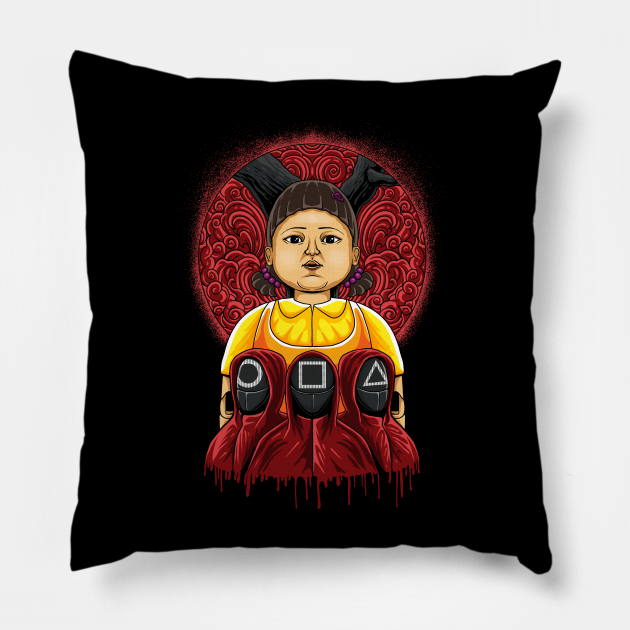 Squid Game Doll TV Show Trending Netflix Kdrama Movie Pillow Squid Game Doll TV Show Trending Netflix Kdrama Movie Pillow