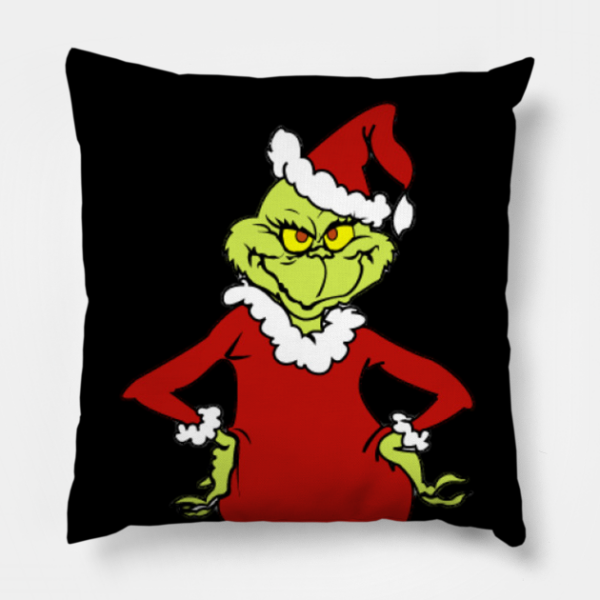 The Grinch Christmas Funny Pillow