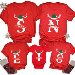 family shirt design for christmas