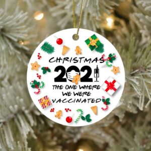 Friends 2021 Christmas Ornament The One Where We Were Vaccinated