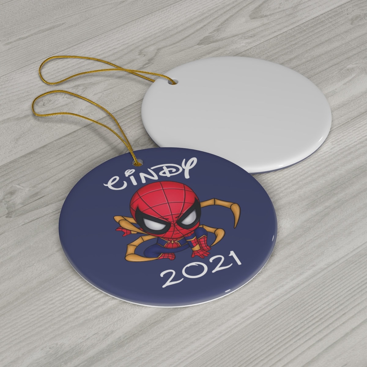 Spiderman 2021 Chibi Christmas Tree Ornament Personalized Custom Spiderman 2021 Chibi Christmas Tree Ornament Personalized Custom
