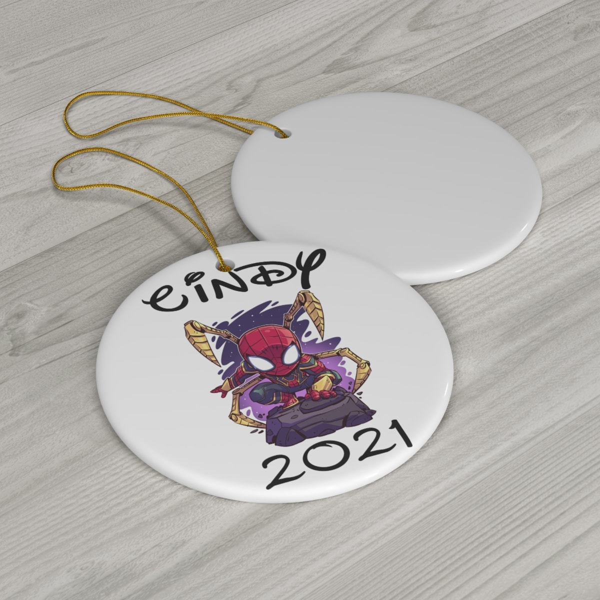 Spiderman 2021 Chibi Christmas Ornament Personalized Custom Spiderman 2021 Chibi Christmas Ornament Personalized Custom