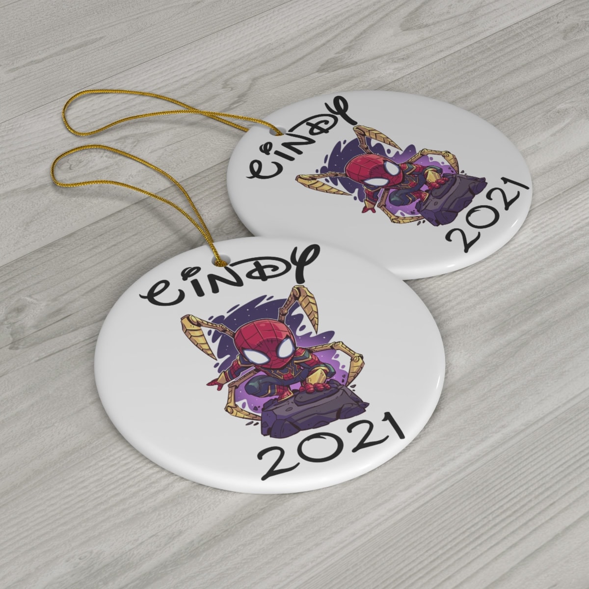 Spiderman 2021 Chibi Christmas Ornament Personalized Custom Spiderman 2021 Chibi Christmas Ornament Personalized Custom