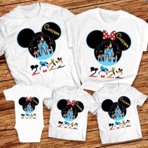 Mickey And Minnie Heads Vaccine Family 