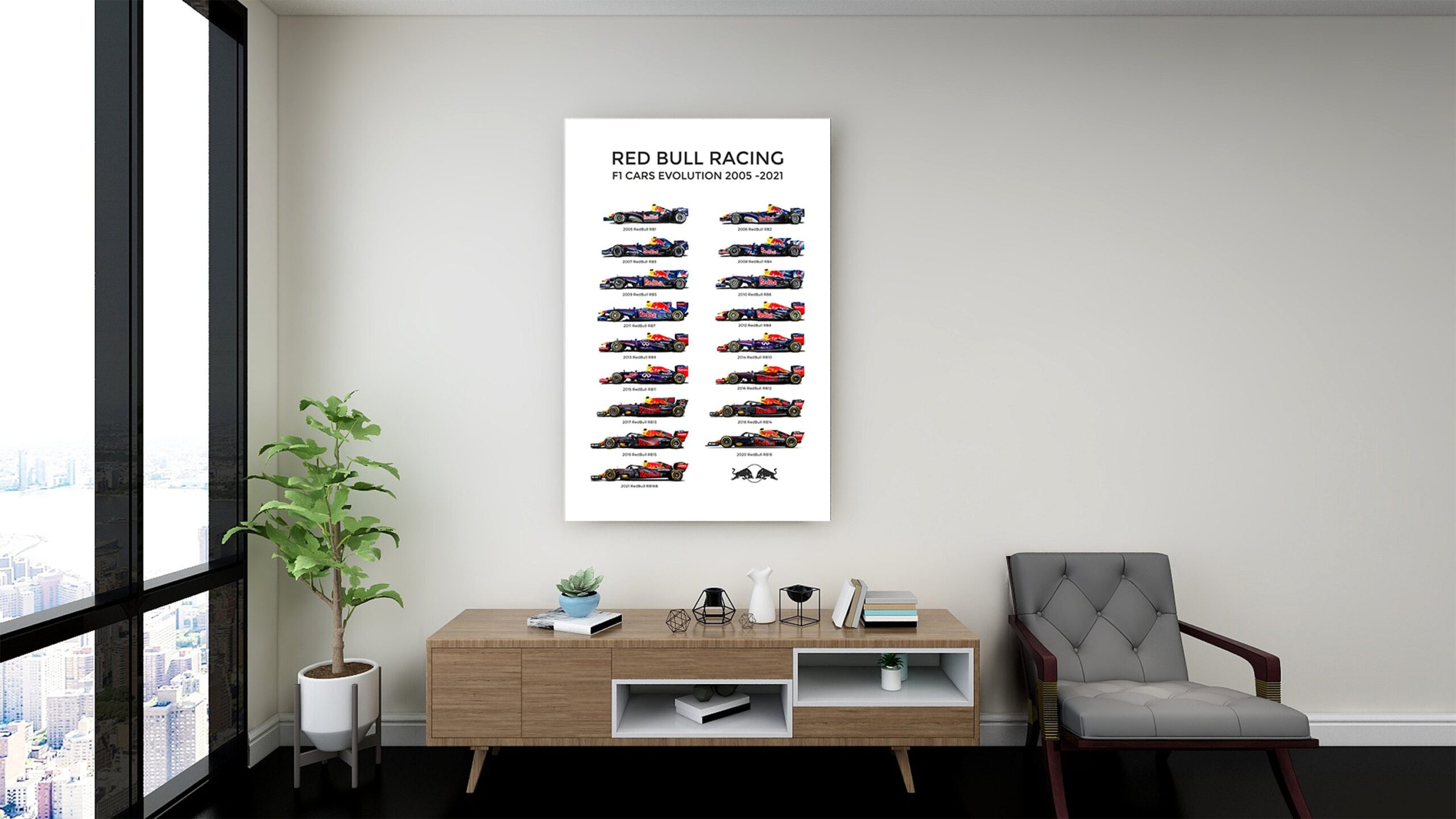 Formula 1 Red Bull Racing Cars Poster Wall Art Decor Formula 1 Red Bull Racing Cars Poster Wall Art Decor