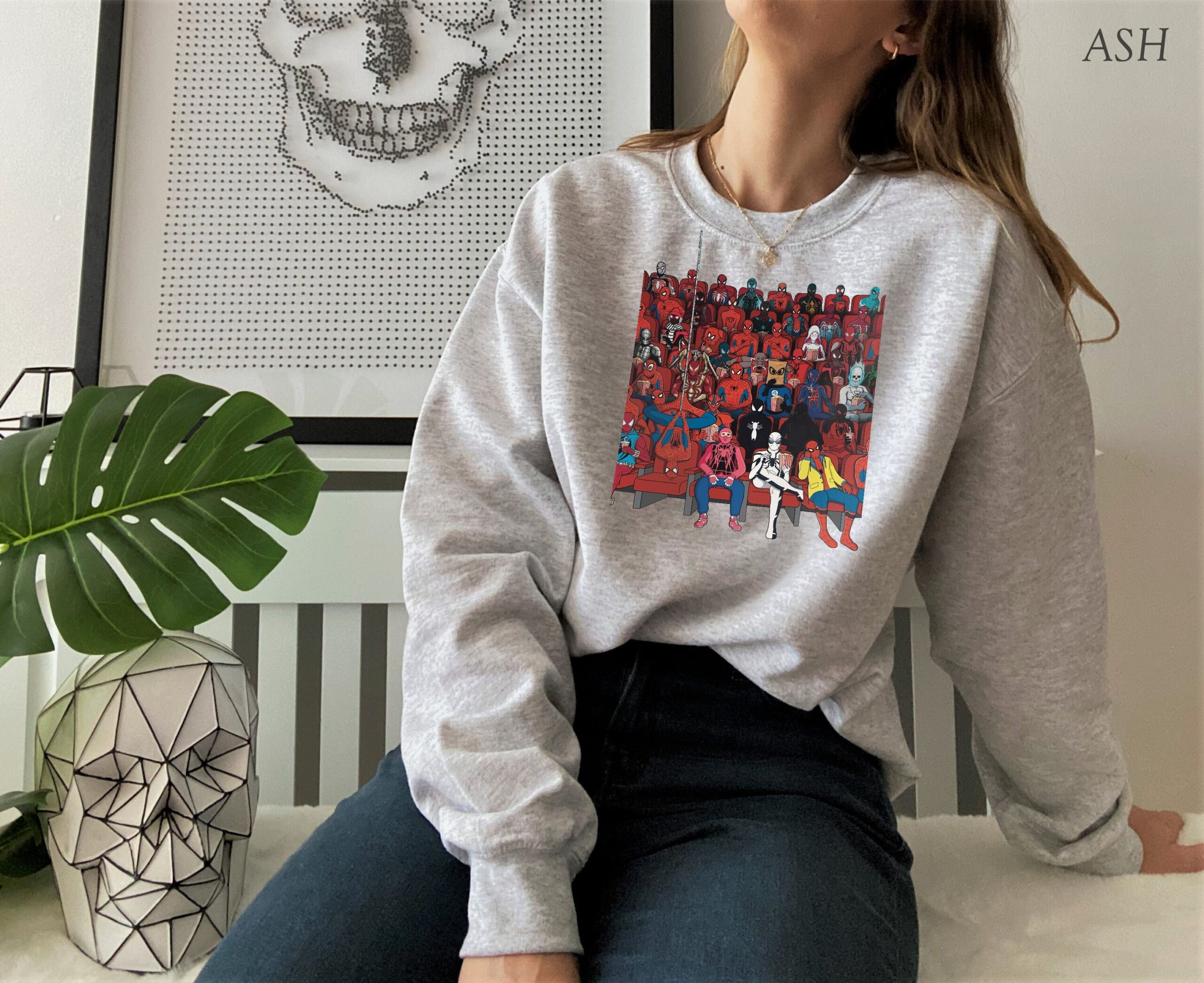 Me And My Boys At Movie Theater Of Spider-Man No Way Sweatshirt Me And My Boys At Movie Theater Of Spider-Man No Way Sweatshirt