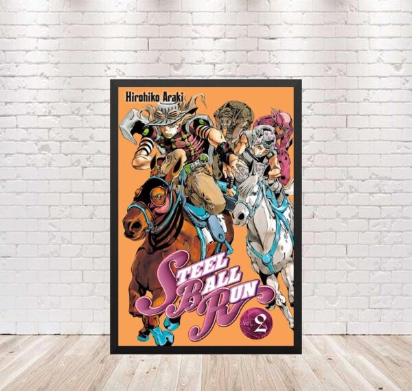 Steel Ball Run Anime Japanese Movie Poster Trends Bedding