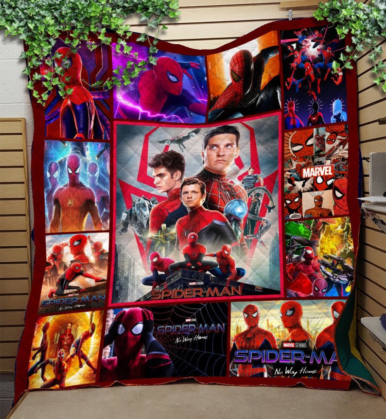 Spiderman No Way Home Movie Flecee Blanket Spiderman No Way Home Movie Flecee Blanket