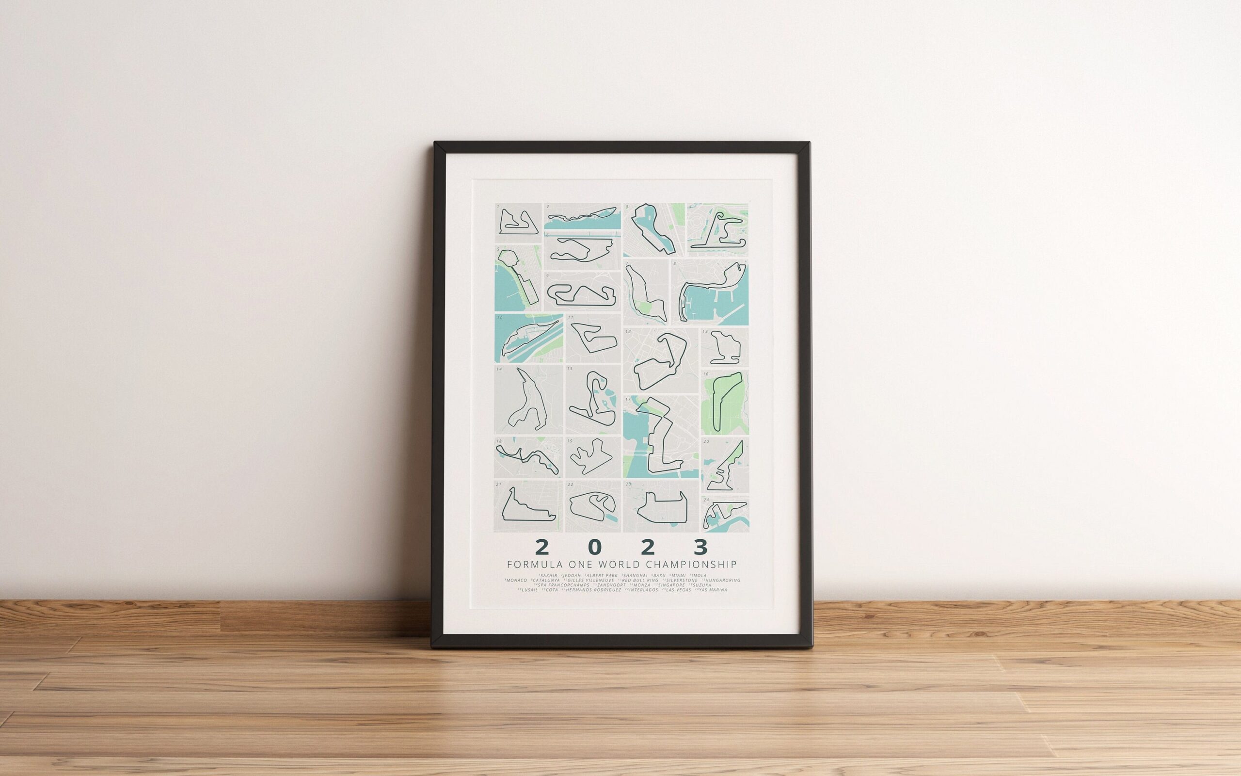 Calendar 2023 Formula 1 Grand Prix Track Poster Print Calendar 2023 Formula 1 Grand Prix Track Poster Print