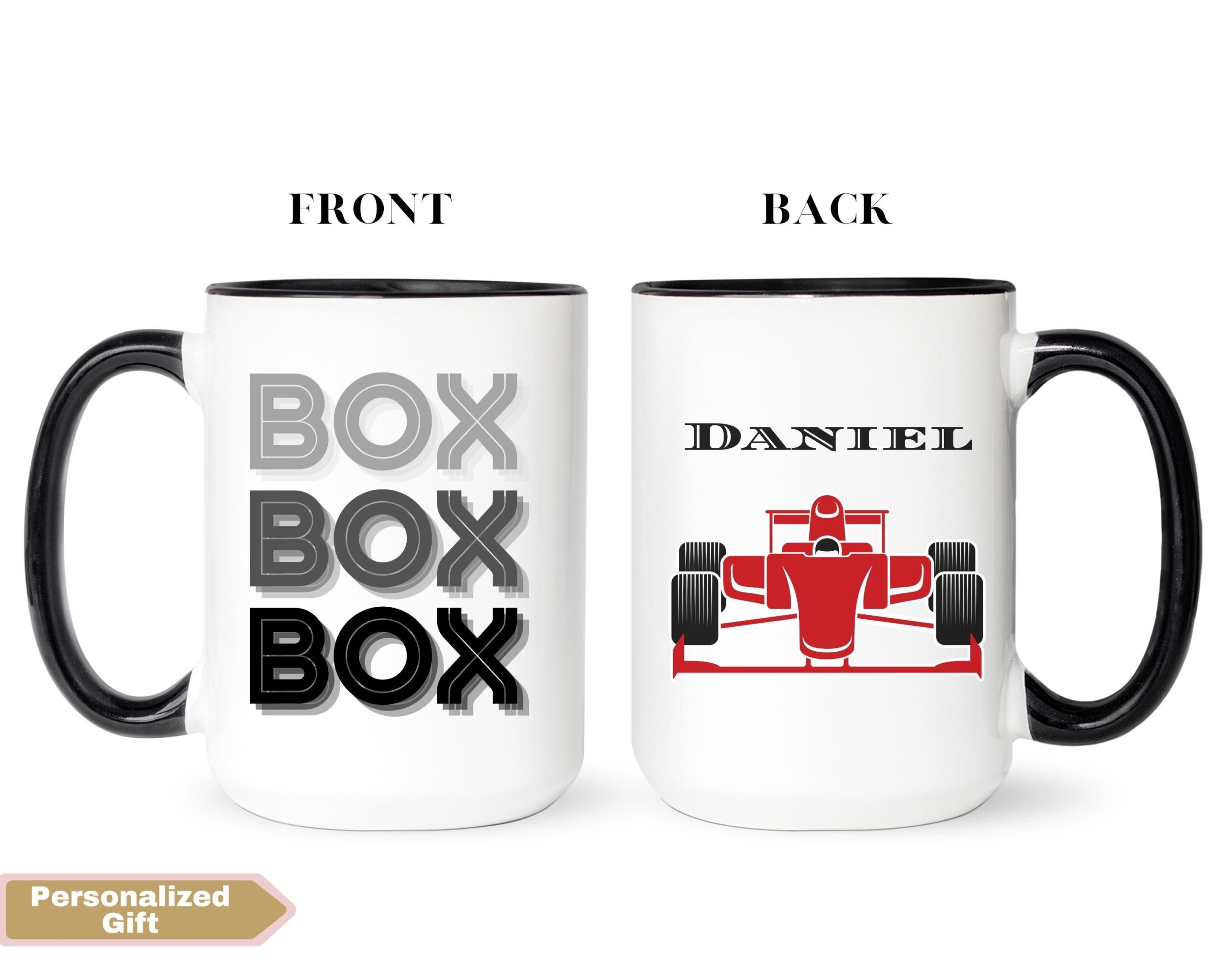 Daniel Box F1 Gift Ideas Checker Mug Drivers Racing Car Drive To Survive Daniel Box F1 Gift Ideas Checker Mug Drivers Racing Car Drive To Survive