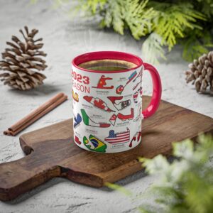 Formula 1 2023 Race Tracks With Country Flags Schedule High Quality Mug