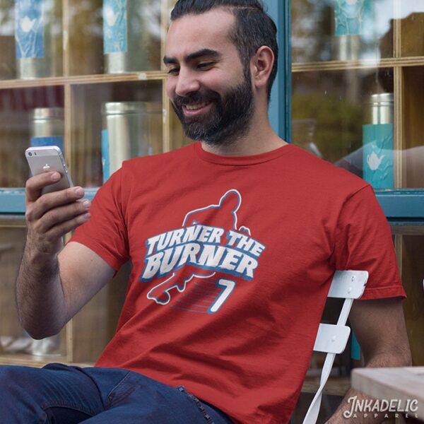 Cool Trea Turner The Burner Philadelphia Phillies Unisex T-shirt