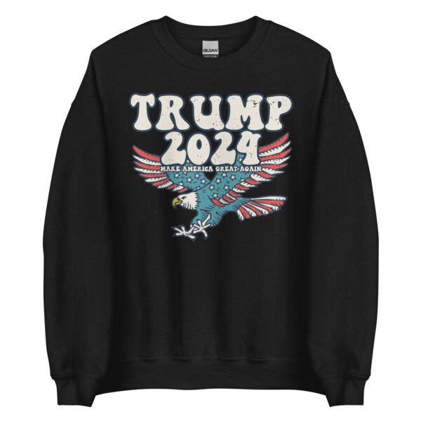 Trump 2024 MAGA Distressed Unisex Sweatshirt